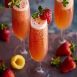 Sunrise Strawberry Mimosa