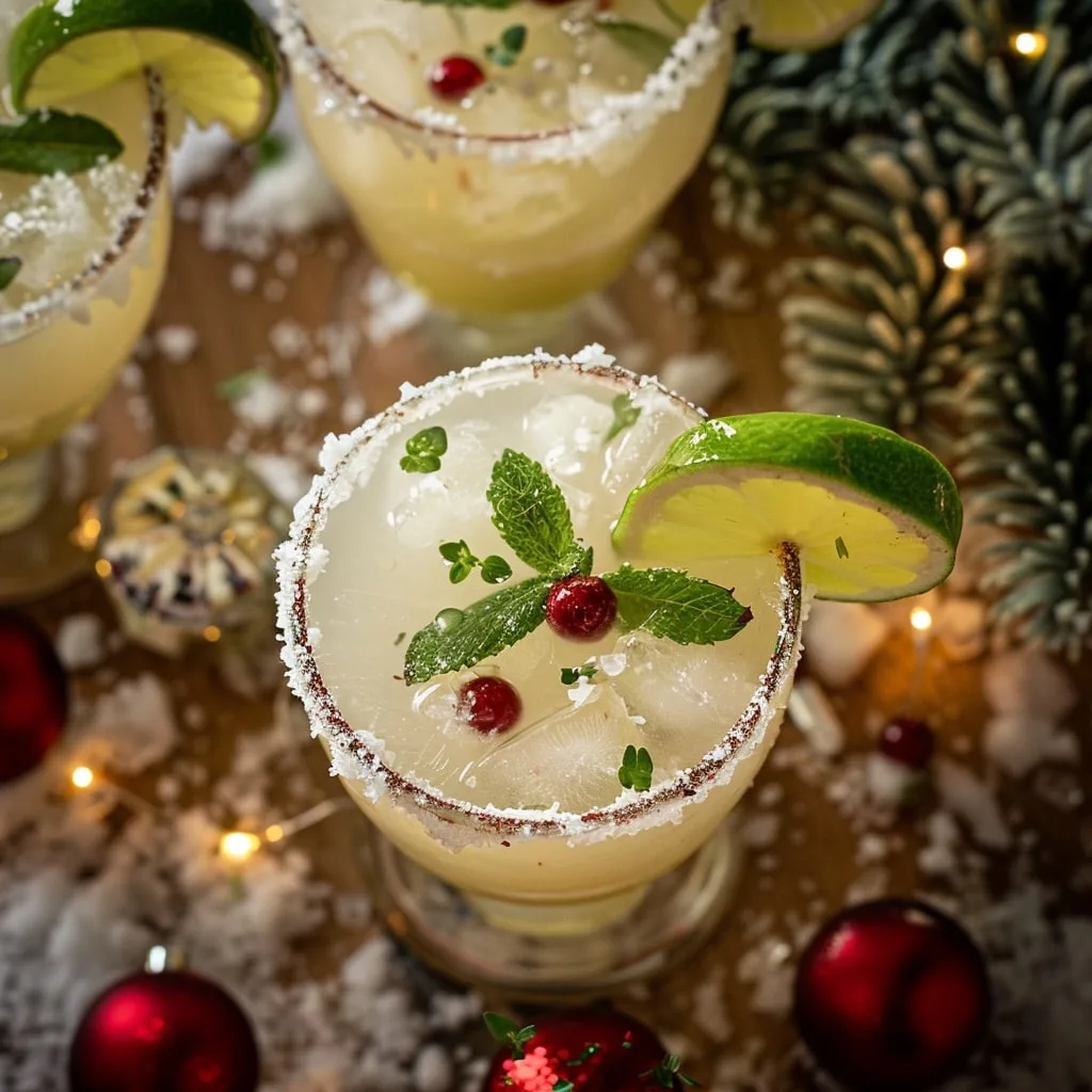 White Christmas Margaritas