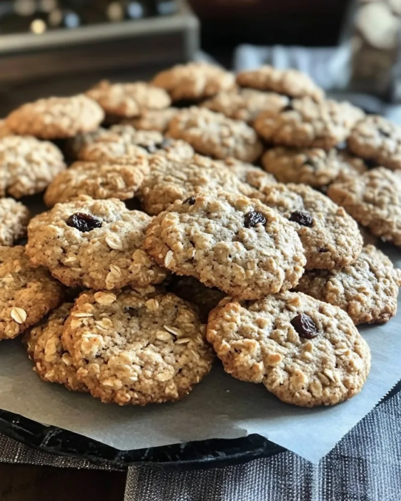 Chewy Oatmeal Raisin Cookies 4