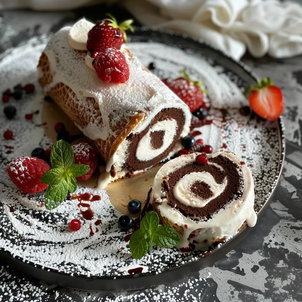 Ice Cream Cake Roll Recipe