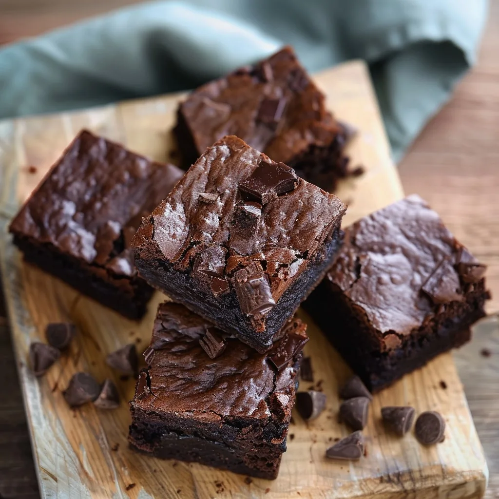 Fudgy Brownies from a Box Mix