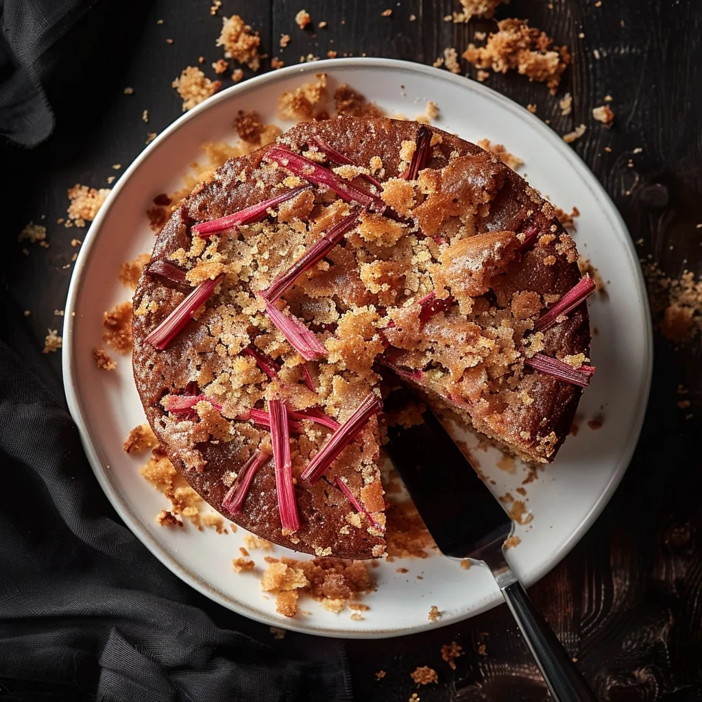 Fresh Rhubarb Cake
