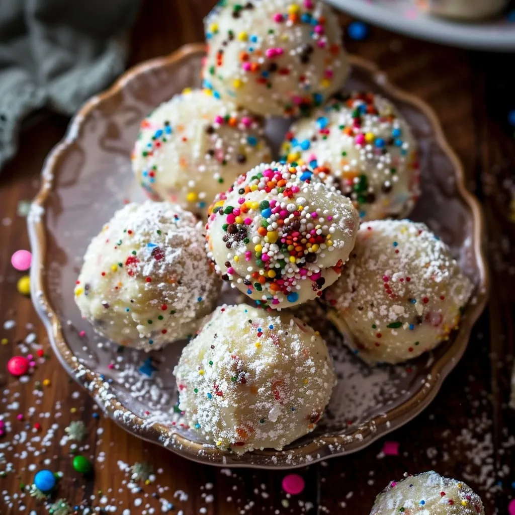Funfetti Snowballs