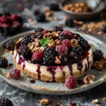 Blackberry Vanilla Hazelnut Tart 2