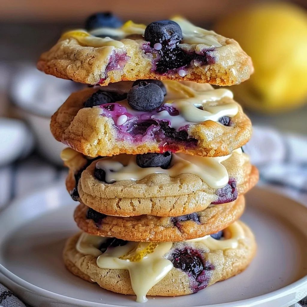 Blueberry Lemon Heaven Cookies