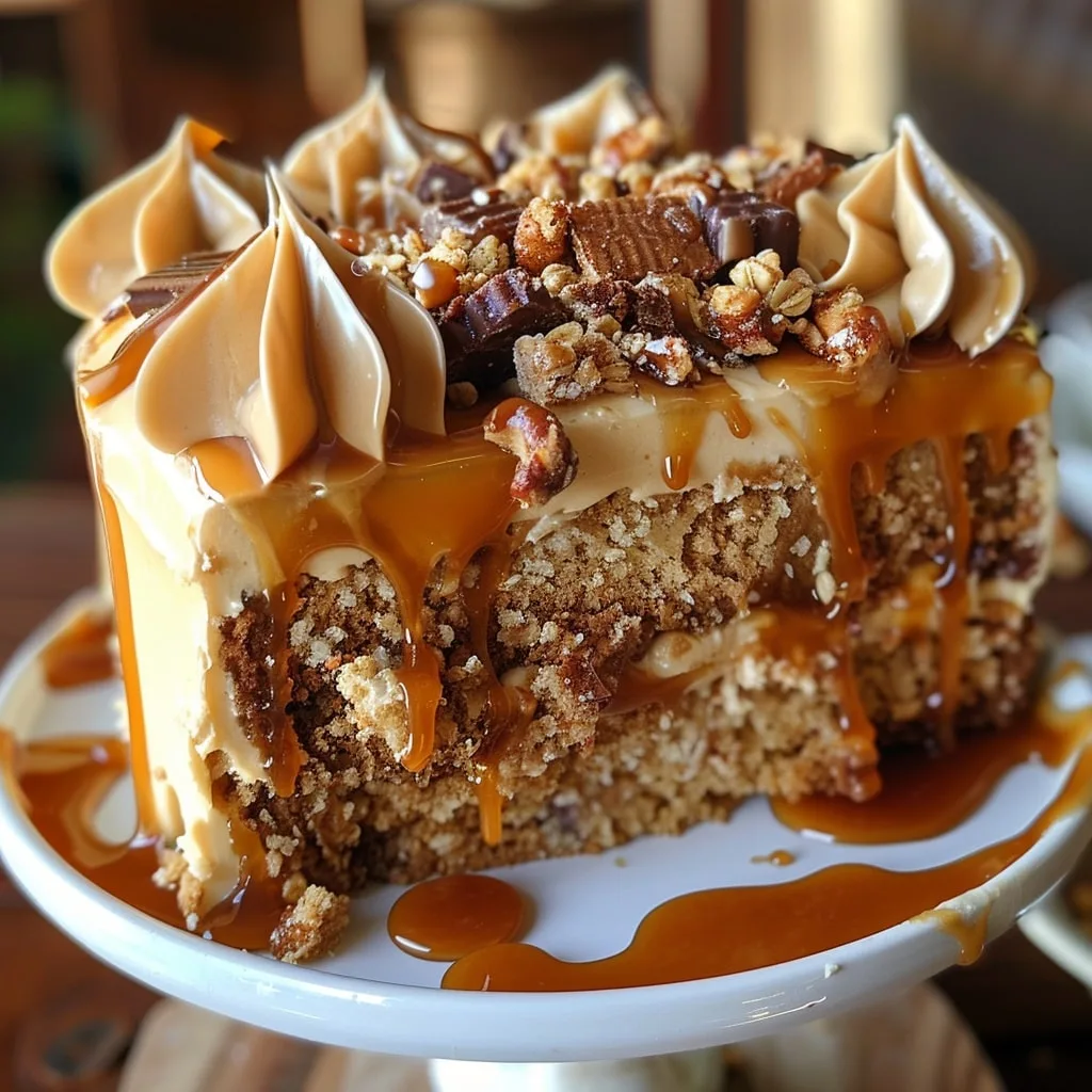 Caramel Crunch Cake 1
