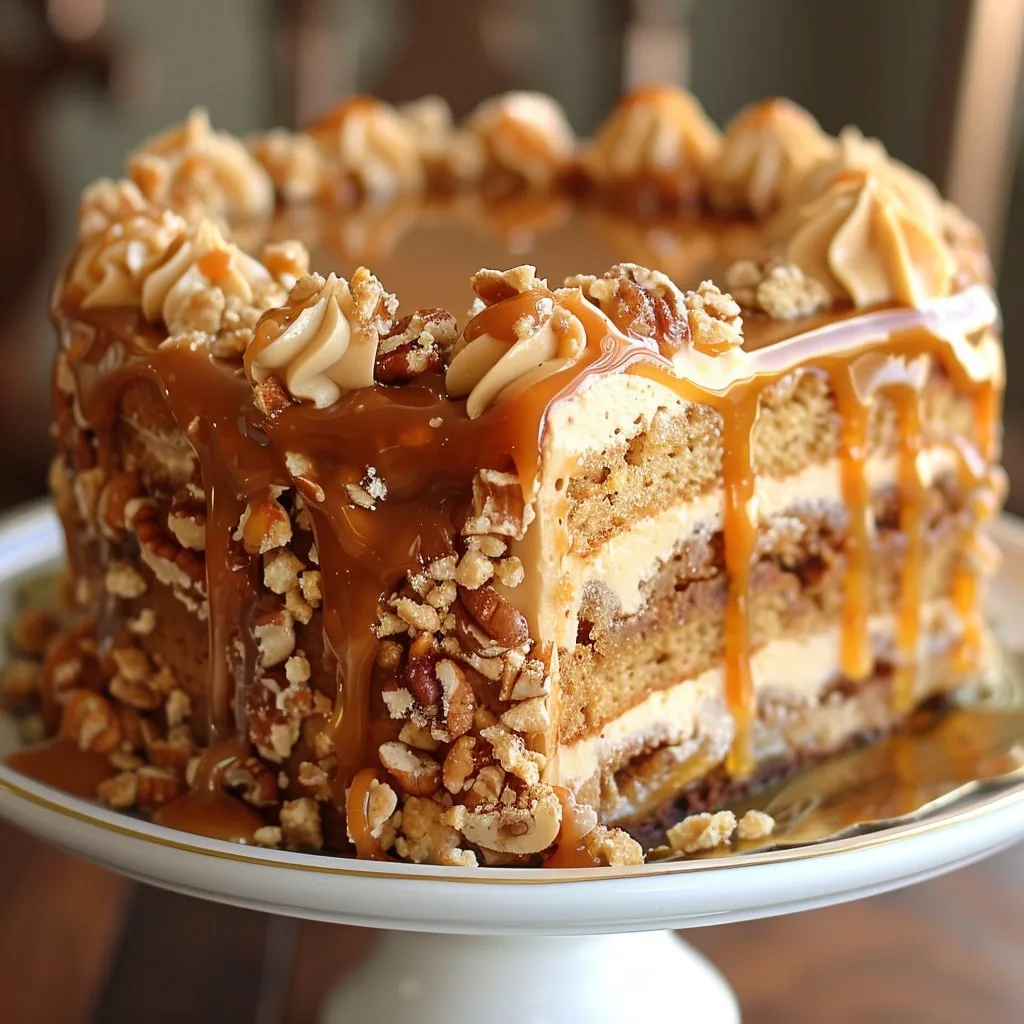 Caramel Crunch Cake