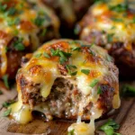 Cheesy Stuffed Meatloaf Bites Recipe