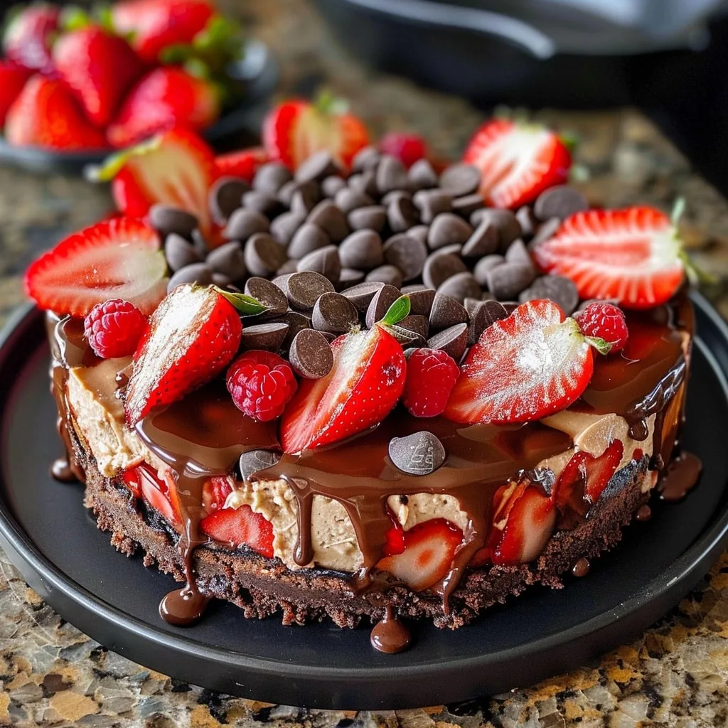 Chocolate Strawberry Cheesecake 2
