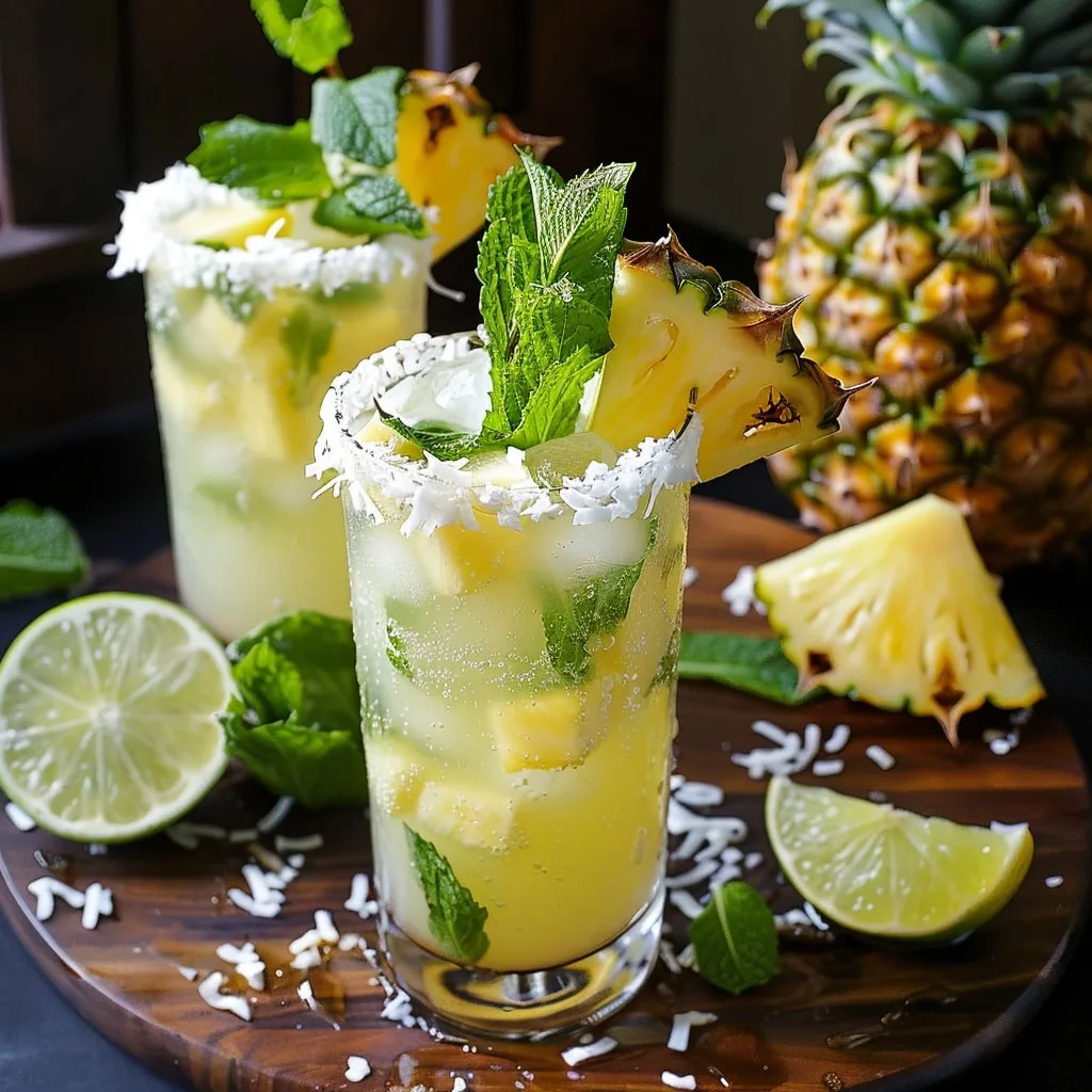Pineapple Coconut Mojito