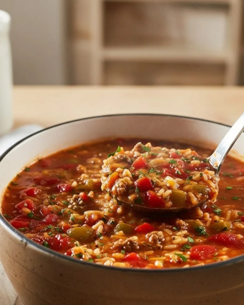 Stuffed Pepper Soup 1