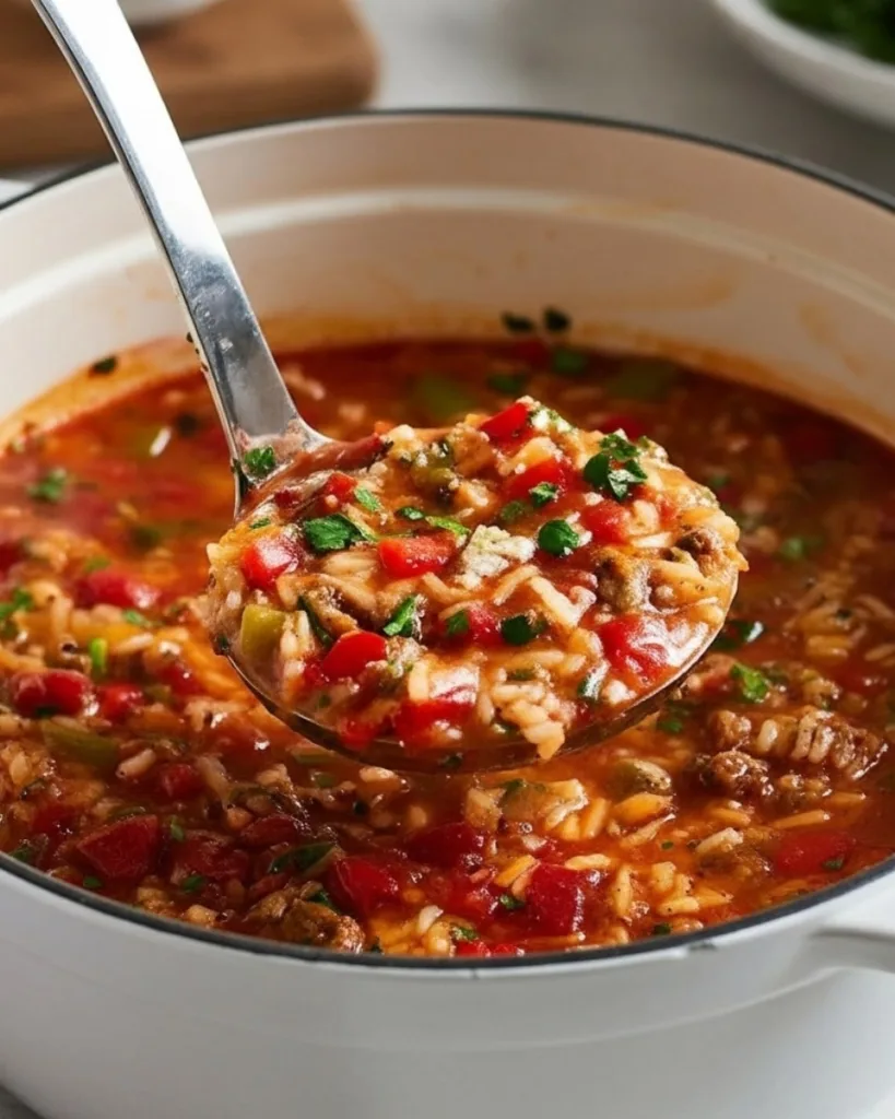Stuffed Pepper Soup 4