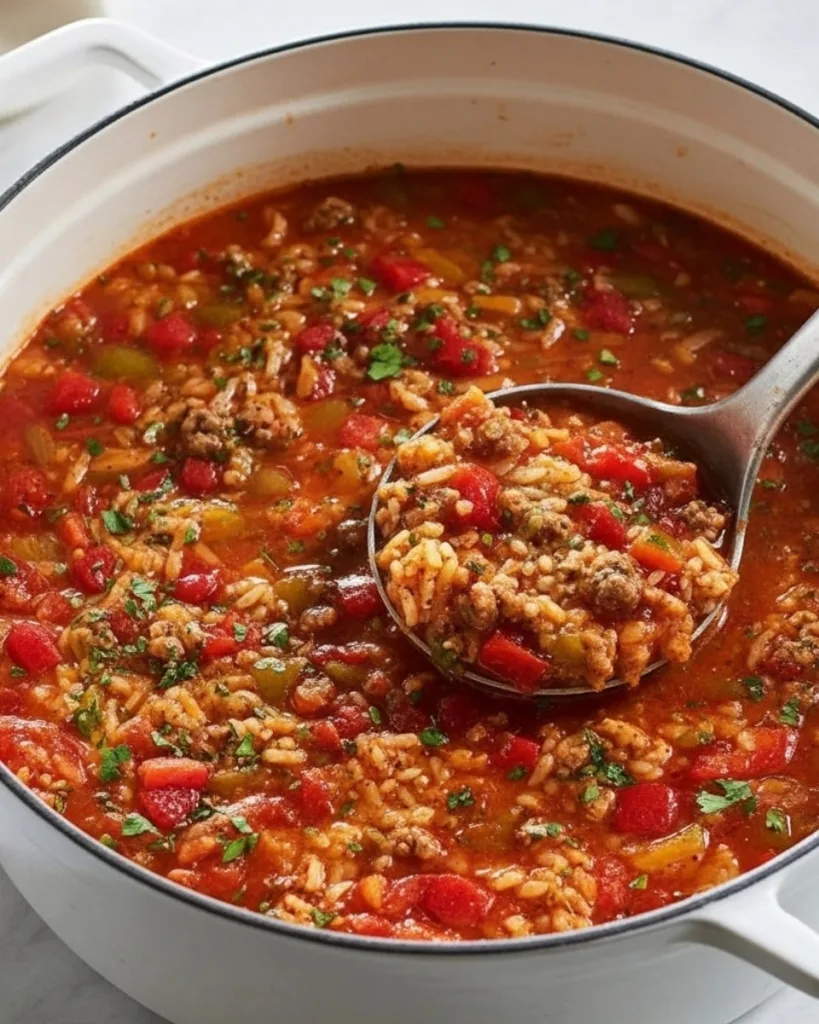 Stuffed Pepper Soup 6