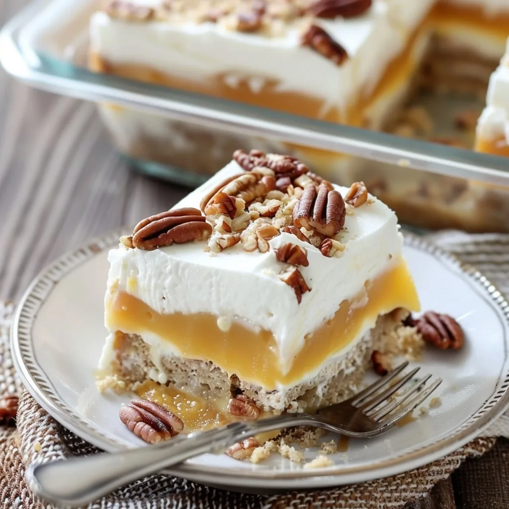 Butterscotch Lush Cake recipe 1