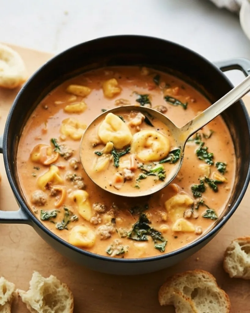 Creamy Tortellini Soup 4