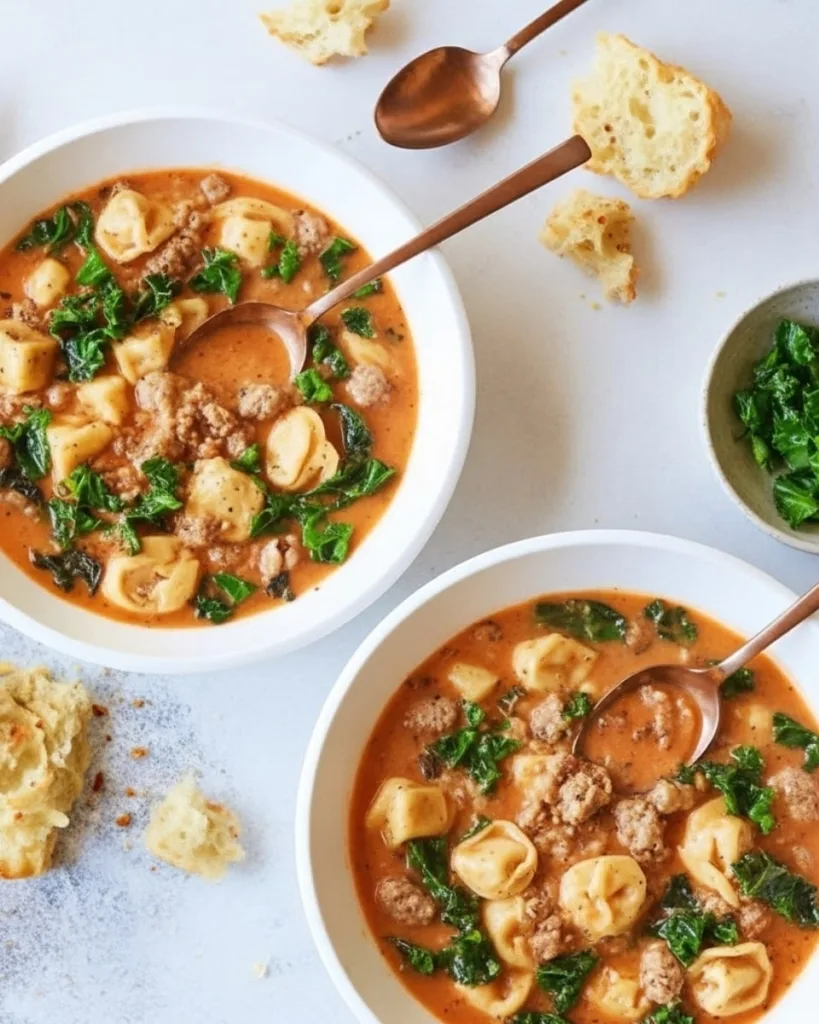 Creamy Tortellini Soup 6