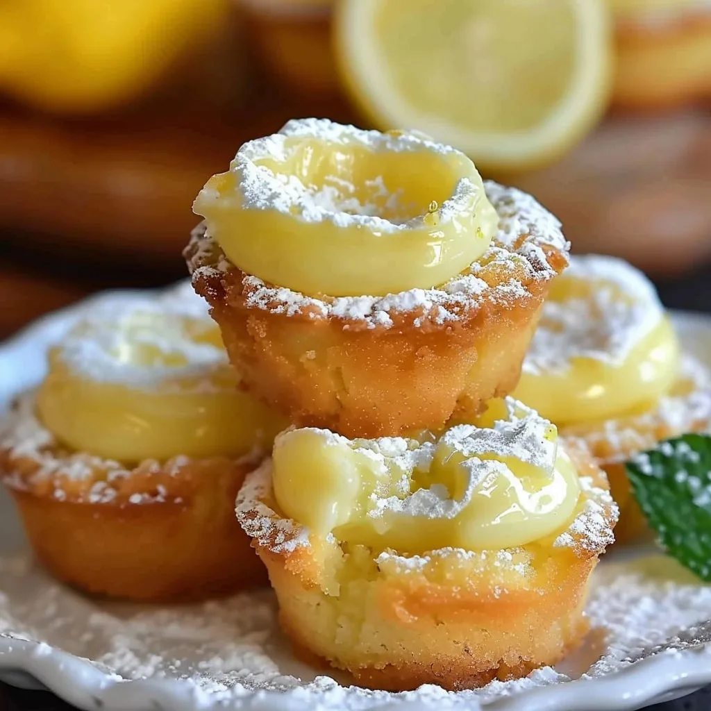 Lemon Bar Cookie Cups 1