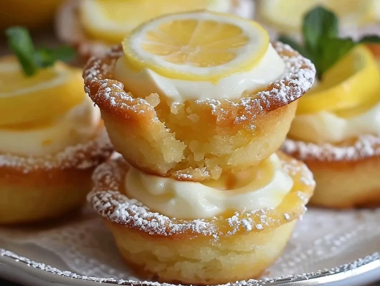 Lemon Bar Cookie Cups