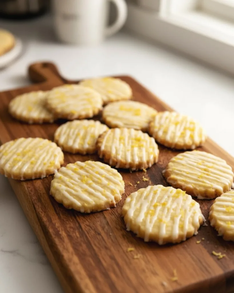 Lemon Shortbread Cookies 6