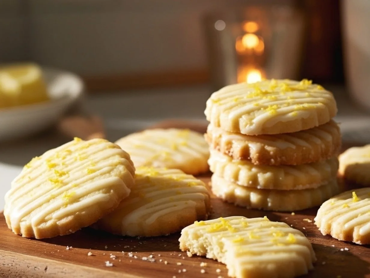 Lemon Shortbread Cookies