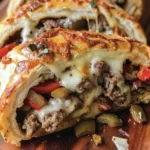 Philly Cheesesteak Stromboli