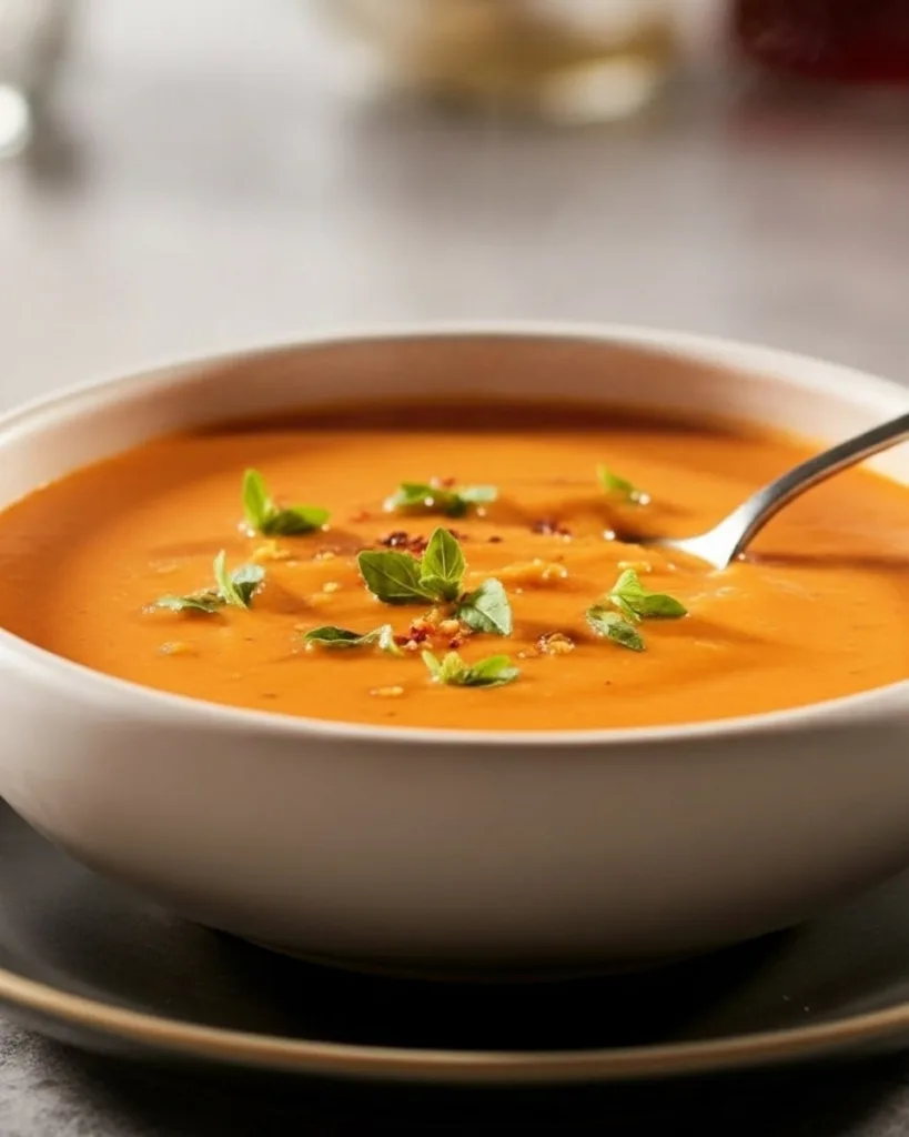 Roasted Garlic Tomato Soup 6