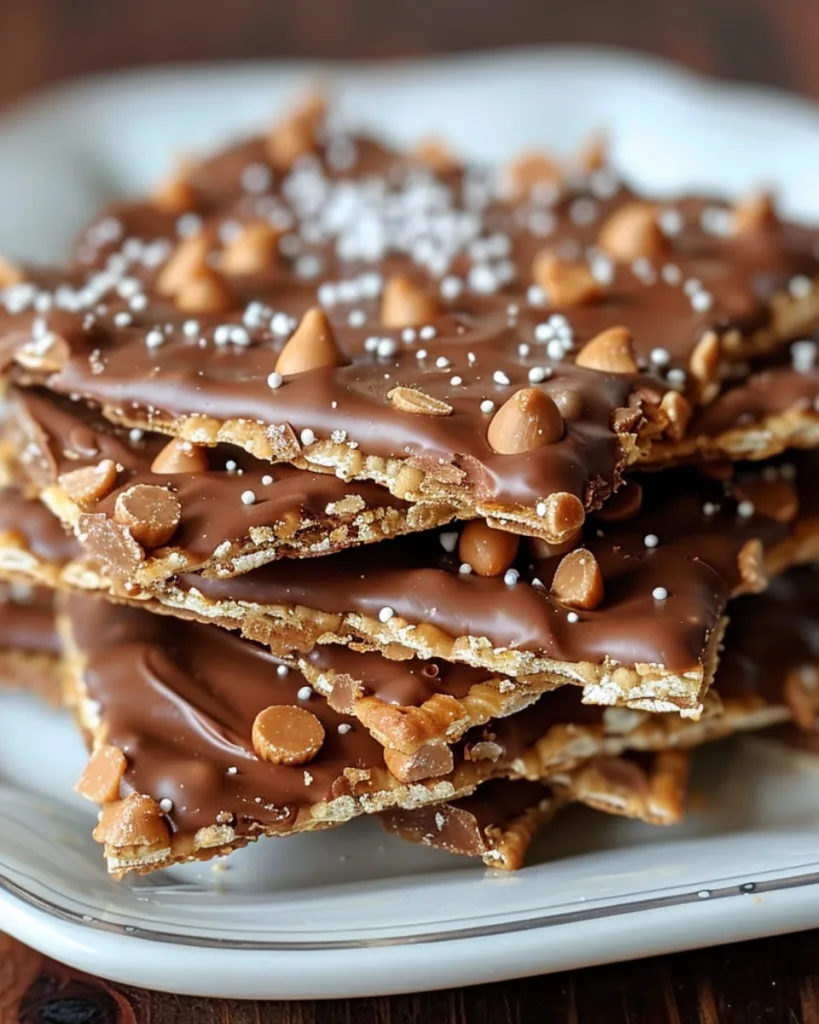 Saltine Cracker Toffee 1