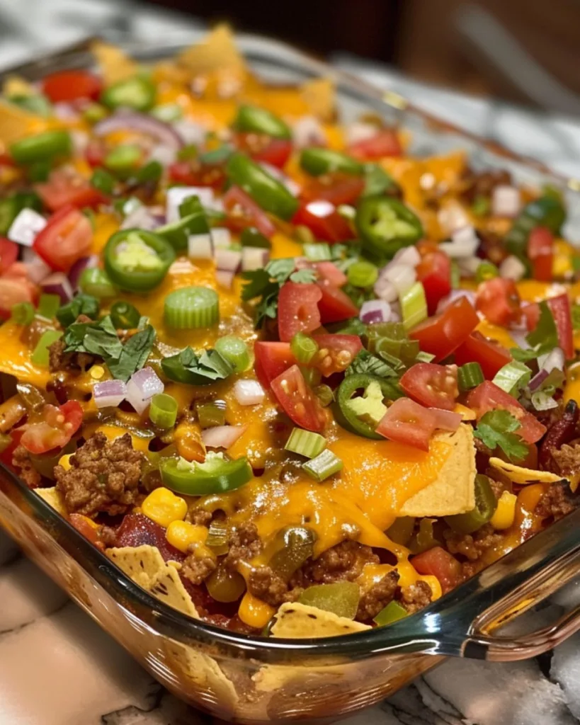 Walking Taco Casserole 1