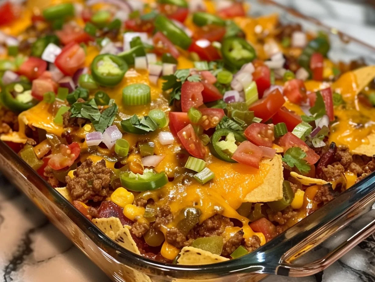 Walking Taco Casserole