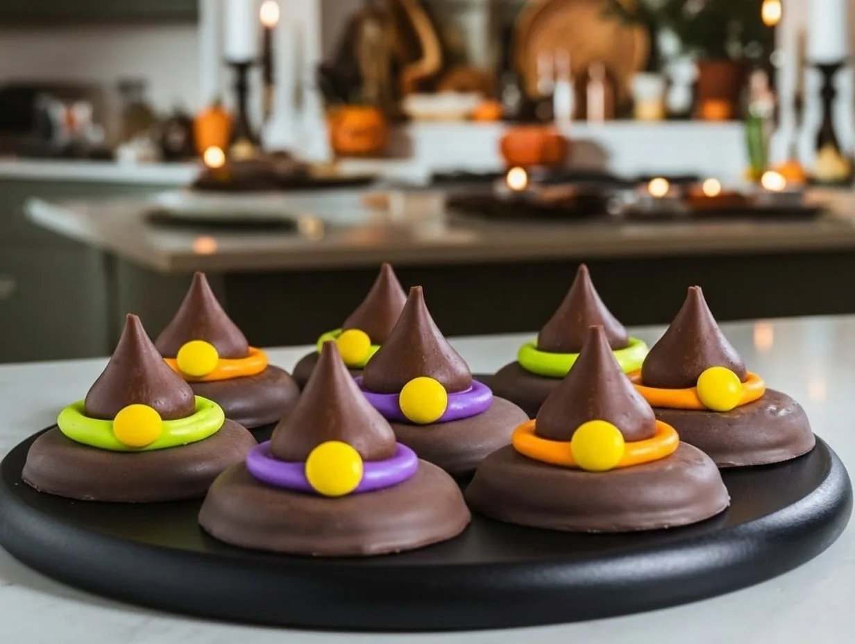 Witch Hat Halloween Cookies