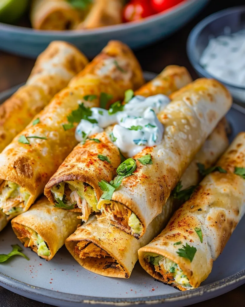 Air Fryer Chicken Taquitos 1