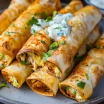 Air Fryer Chicken Taquitos Recipe
