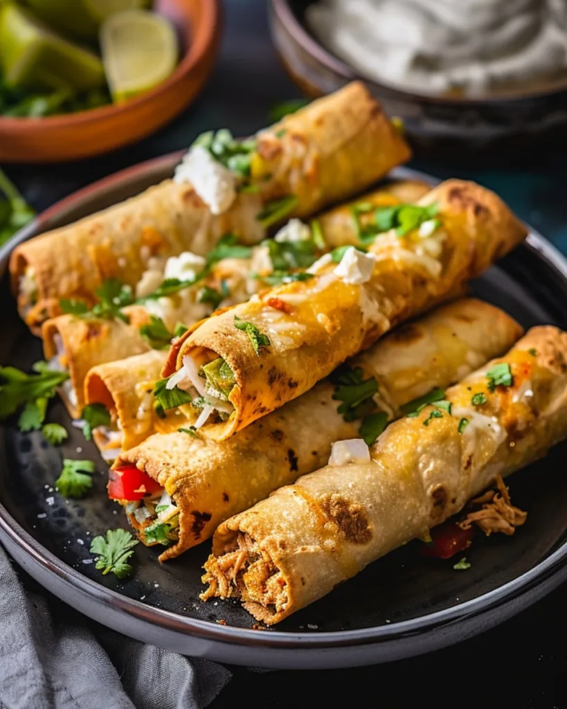 Air Fryer Chicken Taquitos 2