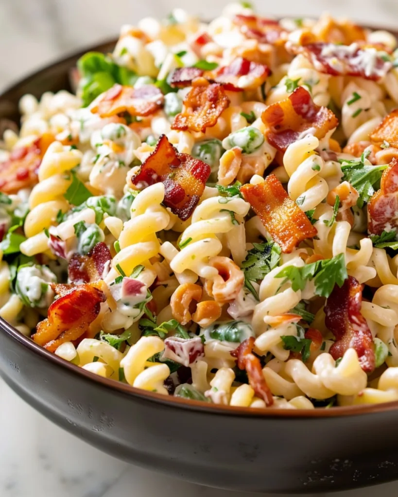 Bacon Ranch Pasta Salad 2