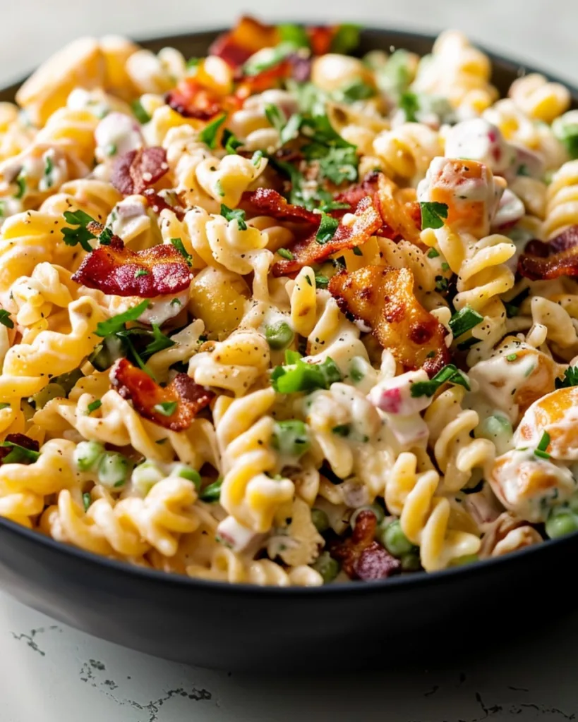 Bacon Ranch Pasta Salad 4