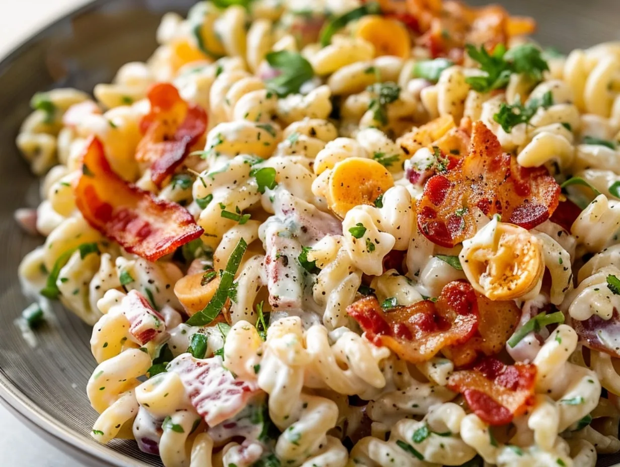 Bacon Ranch Pasta Salad