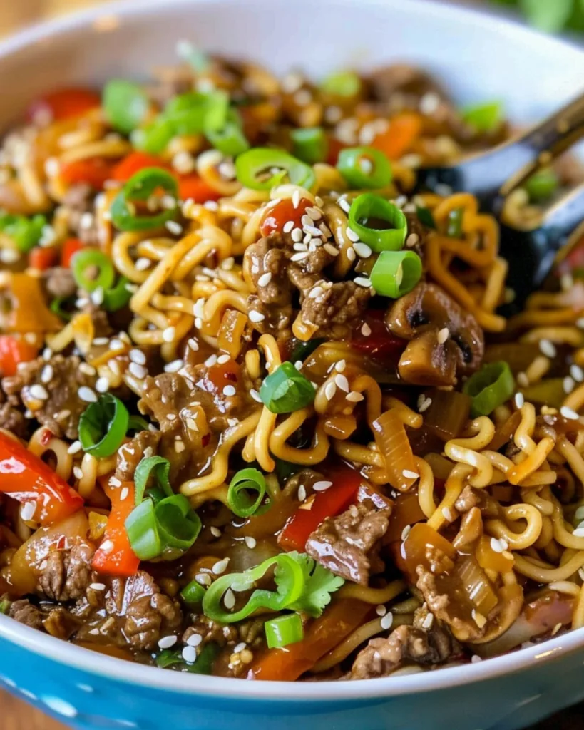 Slow Cooker Beef Ramen Noodles 2