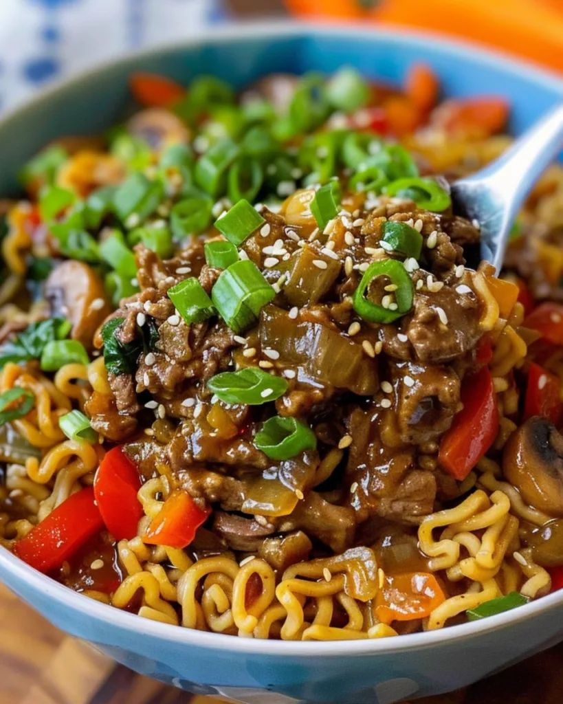 Slow Cooker Beef Ramen Noodles 3