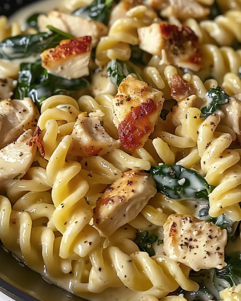 Chicken Spinach Alfredo 1