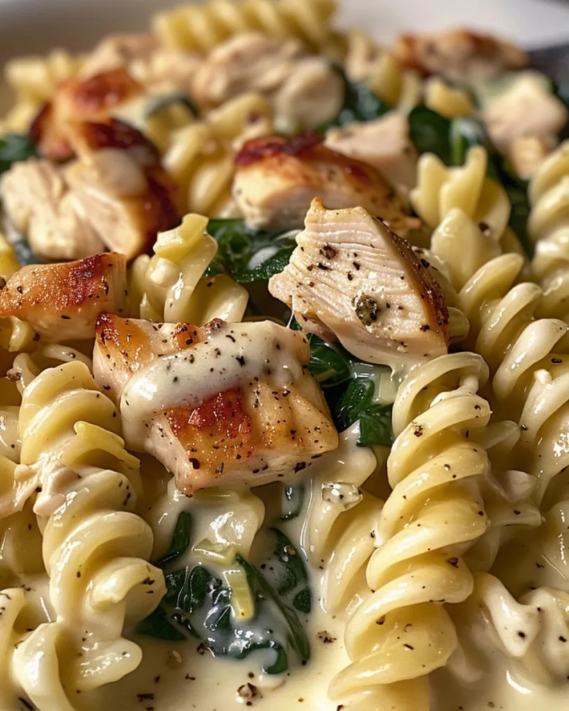 Chicken Spinach Alfredo 3