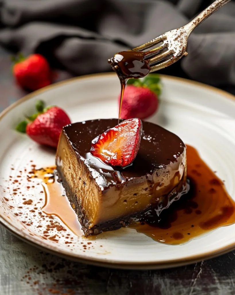 Chocolate Flan 4