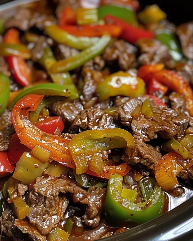 Crock Pot Pepper Steak 2