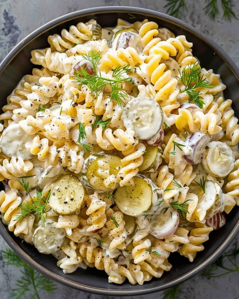 Dill Pickle Pasta Salad 2