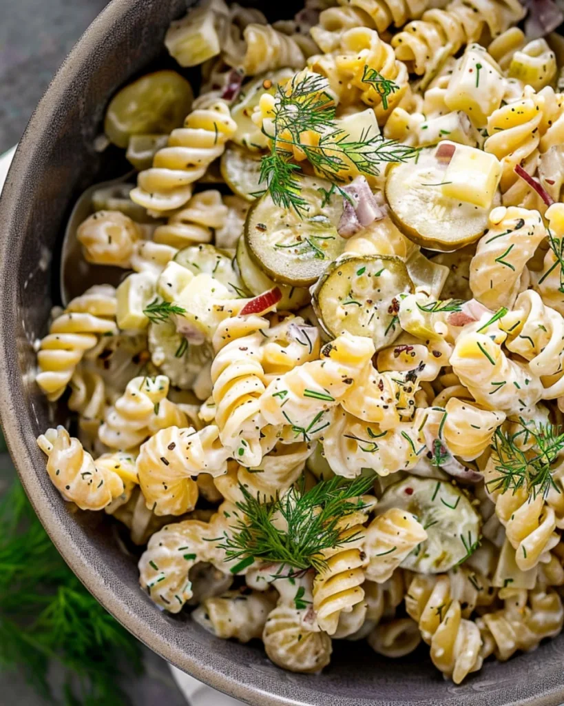 Dill Pickle Pasta Salad 3