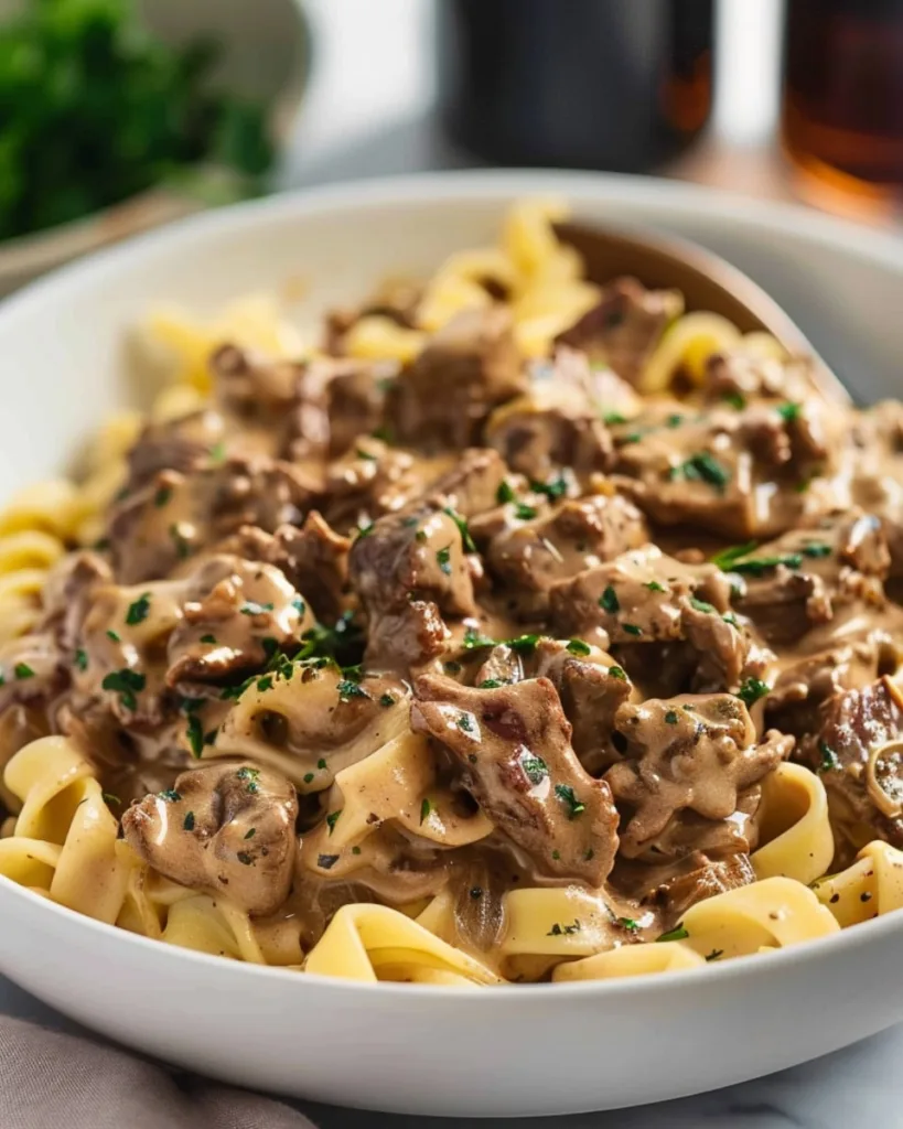 Instant Pot Beef Stroganoff 1