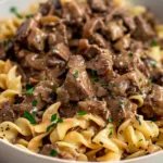 Instant Pot Beef Stroganoff Recipe