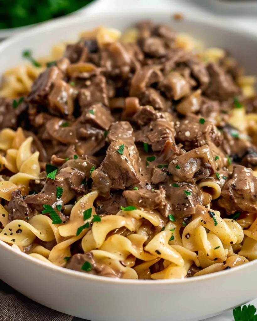 Instant Pot Beef Stroganoff 2