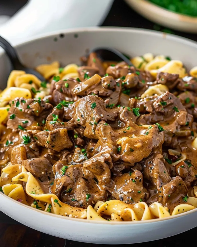 Instant Pot Beef Stroganoff 4