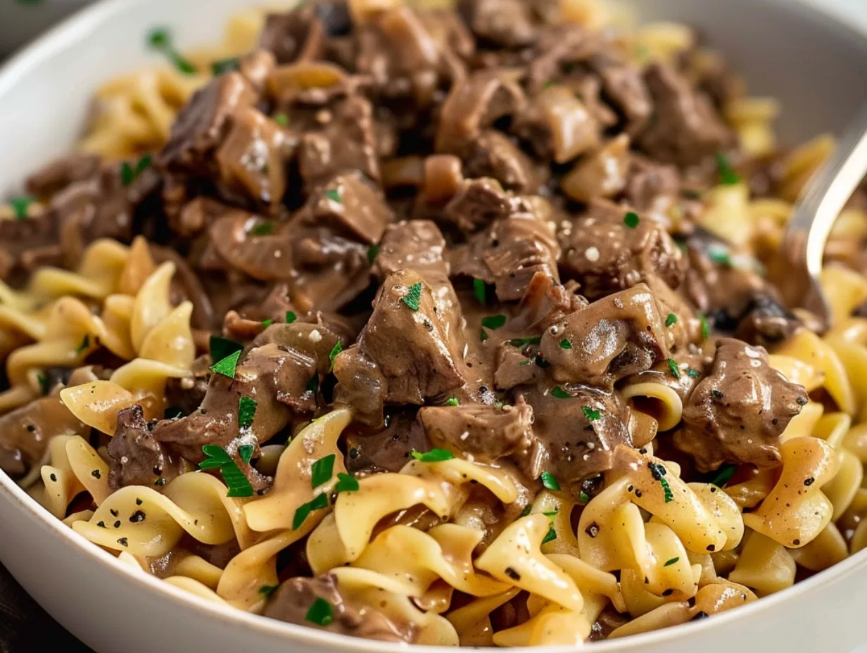 Instant Pot Beef Stroganoff