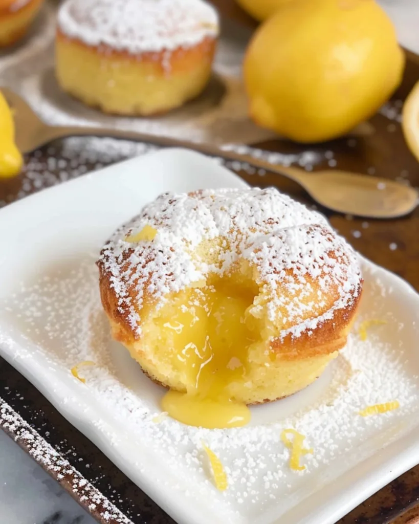 Lemon Lava Cake 1